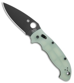 Spyderco Manix 2 XL M4 Natural G-10 Knife (3.88" Black) C95GM4PBK2 Exclusive