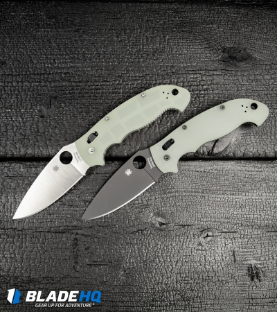 Spyderco Manix 2 XL M4 Natural G-10 Knife (3.88" Satin) C95GM4P2 Exclusive