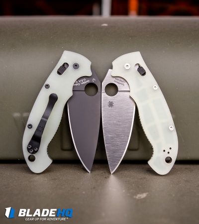 Spyderco Manix 2 XL M4 Natural G-10 Knife (3.88" Satin) C95GM4P2 Exclusive