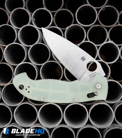 Spyderco Manix 2 XL M4 Natural G-10 Knife (3.88" Satin) C95GM4P2 Exclusive