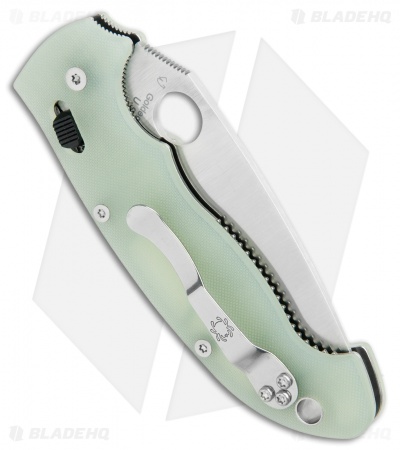 Spyderco Manix 2 XL M4 Natural G-10 Knife (3.88" Satin) C95GM4P2 Exclusive