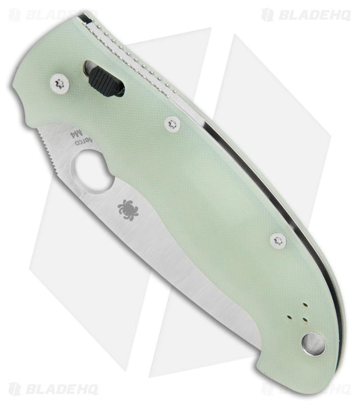 Spyderco Manix 2 XL M4 Natural G-10 Knife (3.88" Satin) C95GM4P2 Exclusive