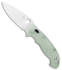 Spyderco Manix 2 XL M4 Natural G-10 Knife (3.88" Satin) C95GM4P2 Exclusive