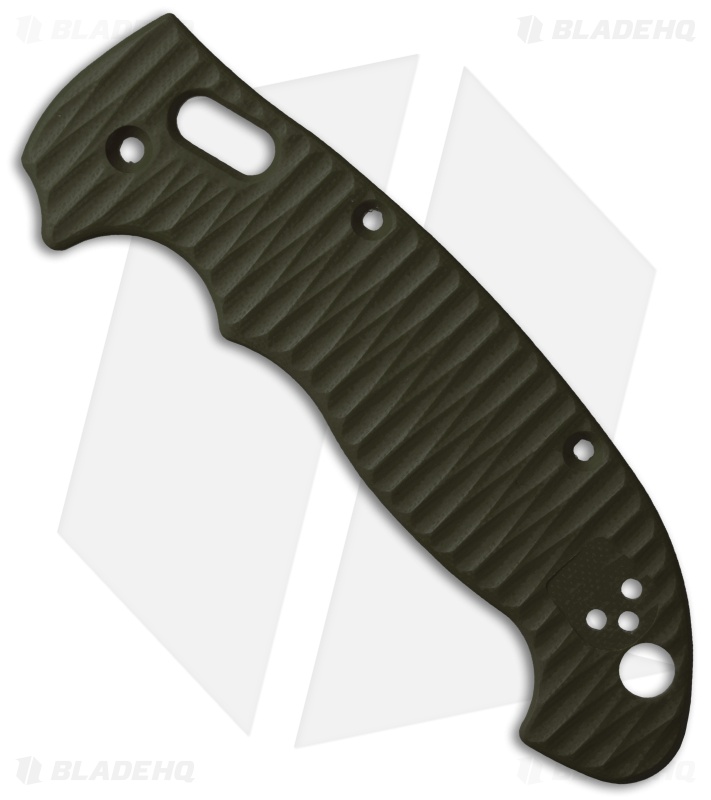 allen putman spyderco manix 2 xl custom sculpted g10 replacement