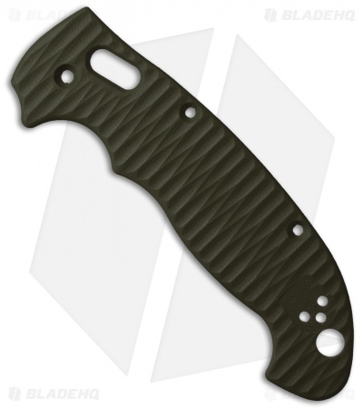 Allen Putman Spyderco Manix 2 XL Custom Sculpted G10 Replacement Scales OD Green