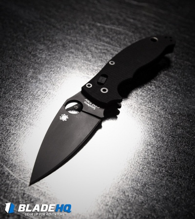 Spyderco Manix 2 Knife Tactical G-10 (3.375" Black) C101GPBBK2