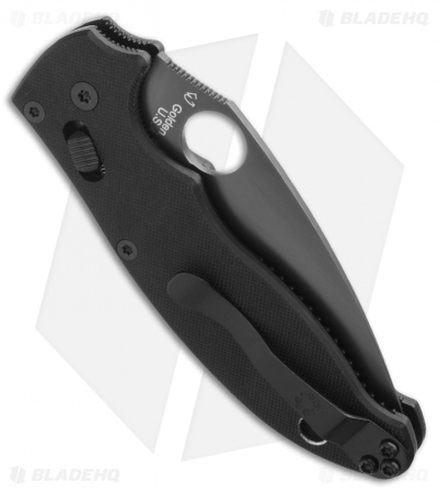 Spyderco Manix 2 Knife Tactical G-10 (3.375" Black) C101GPBBK2