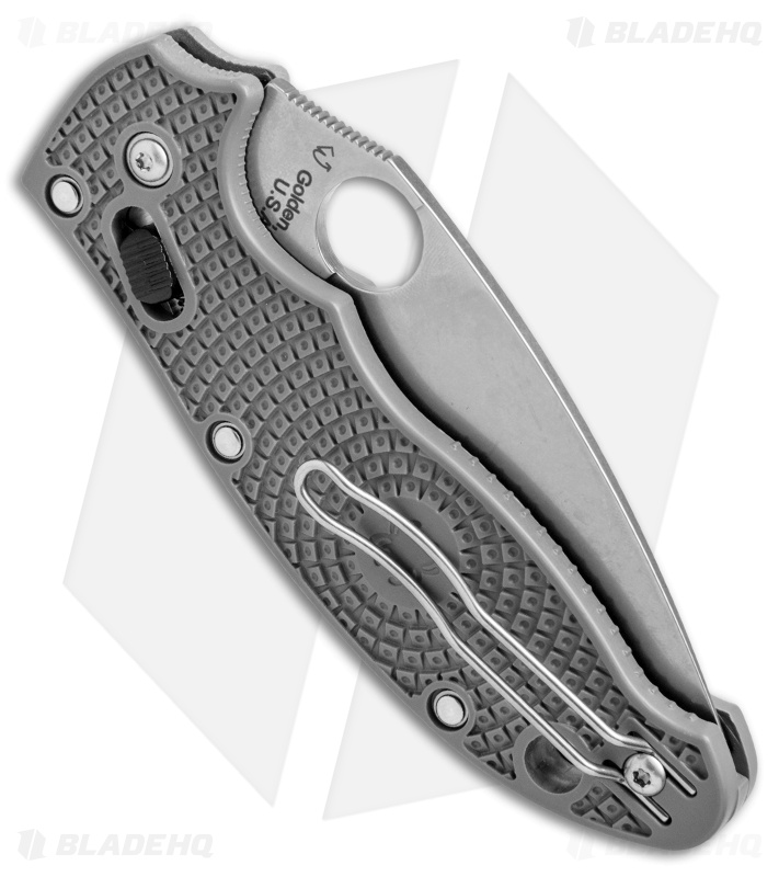 Spyderco Manix 2 Lightweight Knife Gray (3.375