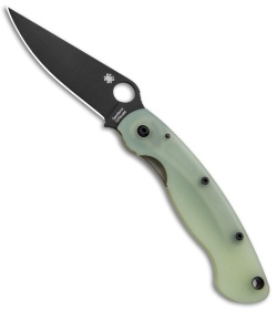 Spyderco M4 Military Knife Natural G-10 (4" Black) C36GM4PBK  Exclusive