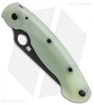 Spyderco M4 Military Knife Natural G-10 (4" Black) C36GM4PBK  Exclusive