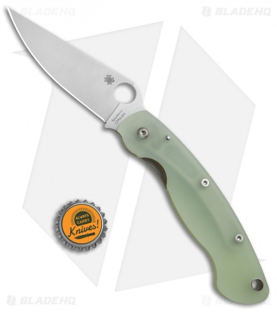 Spyderco M4 Military Knife Natural G-10 (4" Satin) C36GM4P Exclusive