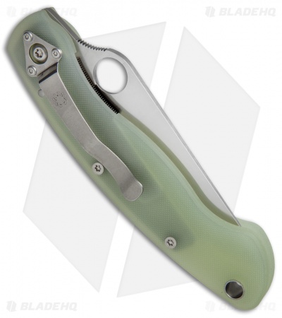 Spyderco M4 Military Knife Natural G-10 (4" Satin) C36GM4P Exclusive