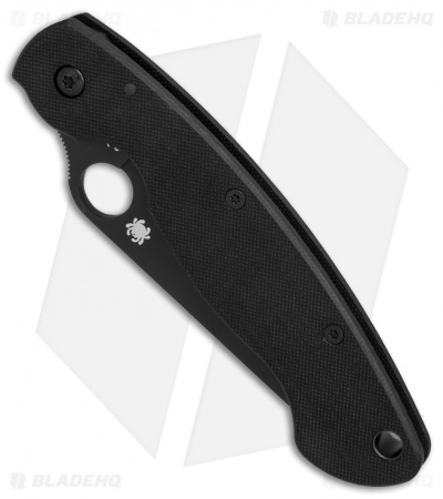 Spyderco Military Knife Black G-10 (4" Black S30V) C36GPBK