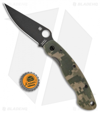 Spyderco Military Knife Digital Camo G-10 (4" Black) C36GPCMOBK