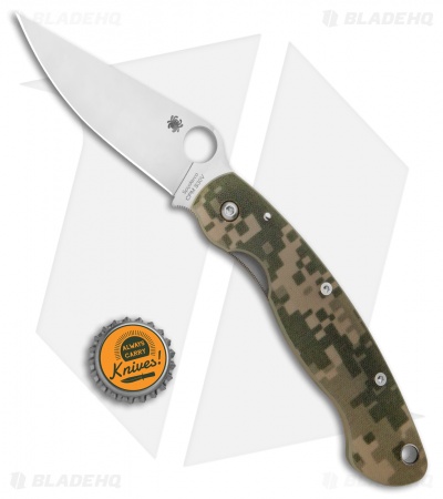 Spyderco Military Knife Digital Camo G-10 (4" Satin S30V) C36GPCMO