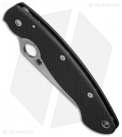 Spyderco Military Sprint Run Knife Carbon Fiber (4" Satin 52100) C36CFP52100