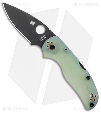 Spyderco M4 Native 5 Lockback Knife Natural G-10 (3" Black) C41GM4PBK5 Exclusive