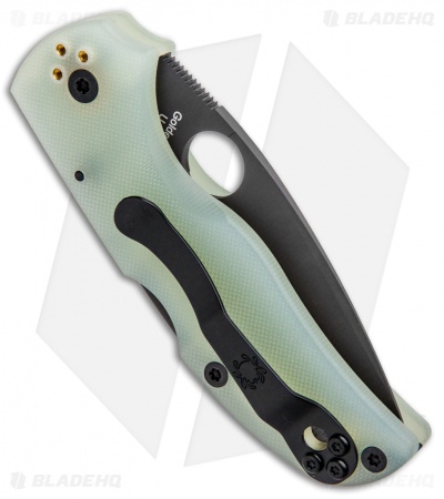 Spyderco M4 Native 5 Lockback Knife Natural G-10 (3" Black) C41GM4PBK5 Exclusive