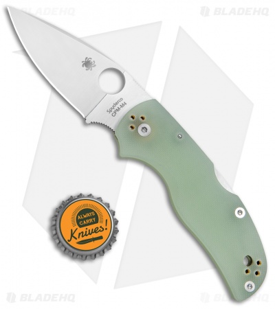Spyderco M4 Native 5 Lockback Knife Natural G-10 (3" Satin) C41GM4P5 Exclusive