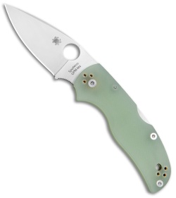 Spyderco M4 Native 5 Lockback Knife Natural G-10 (3" Satin) C41GM4P5 Exclusive