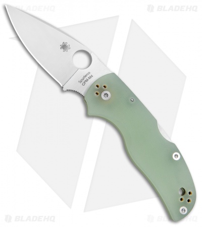 Spyderco M4 Native 5 Lockback Knife Natural G-10 (3" Satin) C41GM4P5 Exclusive