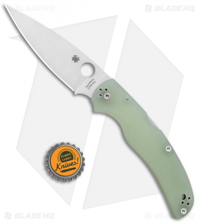 Spyderco M4 Native Chief Lockback Knife Natural G-10 (4.08" Satin) C244GM4P