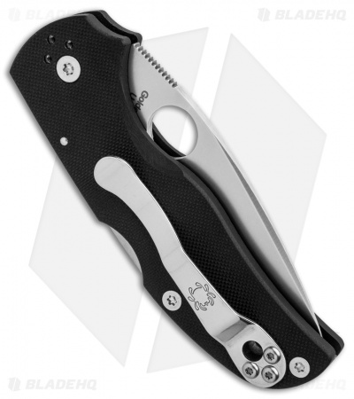 Spyderco Native 5 Lockback Knife Black G-10 (3" Satin) C41GP5