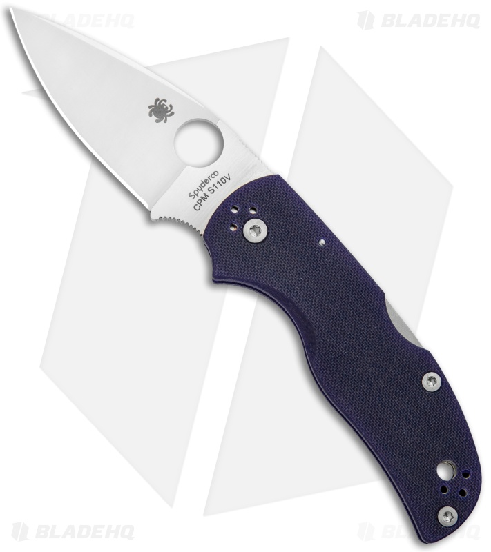 Spyderco Native 5 Knife Dark Blue G-10 (3