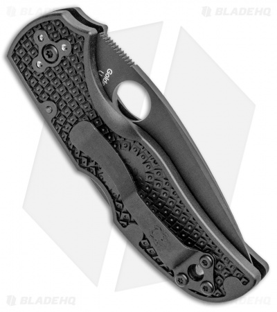 Spyderco Native 5 Lightweight Lockback Knife Black FRN (3" Black) C41PBBK5