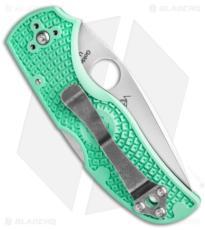 Spyderco Native 5 Lightweight Lockback Knife | Mint Green/M4