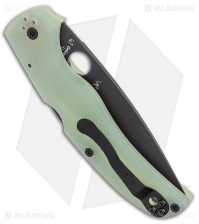 Spyderco Native Chief M4 Exclusive Lockback Knife Natural G-10 (4.08" Black)
