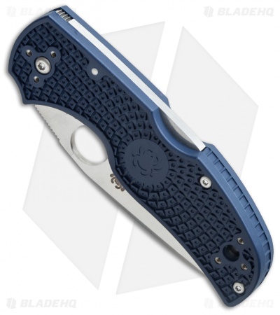 Spyderco Native 5 Lightweight Knife Dark Blue FRN (3" Satin CPM-S110V) C41PDBL5