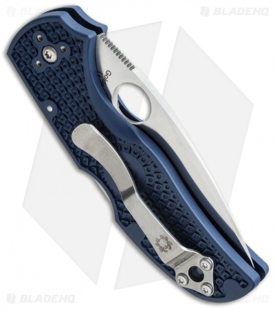 Spyderco Native 5 Lightweight Knife Dark Blue FRN (3" Satin CPM-S110V) C41PDBL5