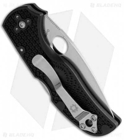 Spyderco Native 5 Lightweight S30V Knife FRN (3" Satin Full Serr) C41SBK5