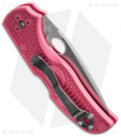 Spyderco Native 5 Lightweight Lockback Knife Pink FRN (3" Satin S30V) C41PPN5