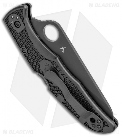 Spyderco Pacific Salt 2 Lockback Knife Black FRN (3.4" Black) C91PBBK2 