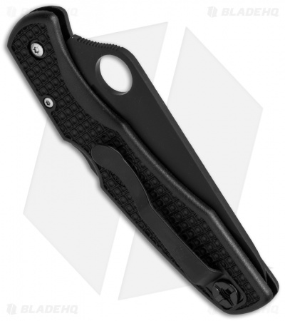 Spyderco Pacific Salt H-1 Knife Black FRN (3.81" Black Full Serr) C91SBBK