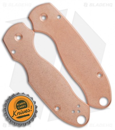 Flytanium Custom Classic Copper Scales for Spyderco Para 3 Knife*DISC*