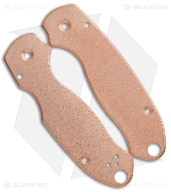 Flytanium Custom Classic Copper Scales for Spyderco Para 3 Knife*DISC*