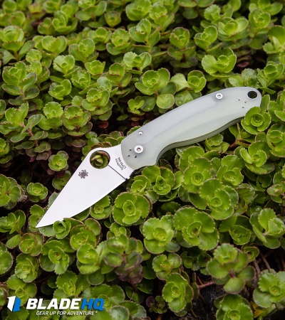 Spyderco M4 Para 3 Knife Natural G-10 (3" Satin) C223GM4P Exclusive