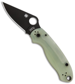 Spyderco M4 Para 3 Knife Natural G-10 (3" Black) C223GM4PBK Exclusive