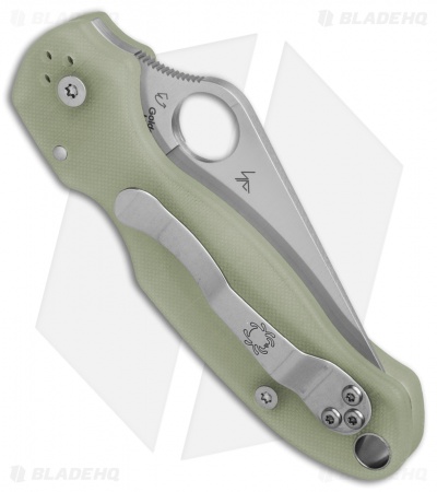 Spyderco M4 Para 3 Knife Natural G-10 (3" Satin) C223GM4P Exclusive