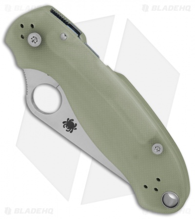 Spyderco M4 Para 3 Knife Natural G-10 (3" Satin) C223GM4P Exclusive