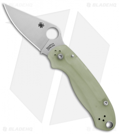 Spyderco M4 Para 3 Knife Natural G-10 (3" Satin) C223GM4P Exclusive