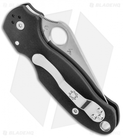 Spyderco Para 3 Compression Lock Knife Black G-10 (3" Stonewash) C223GP