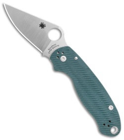 Spyderco Para 3 Compression Lock Knife Green (3" Satin S45VN) C223GPFGR 