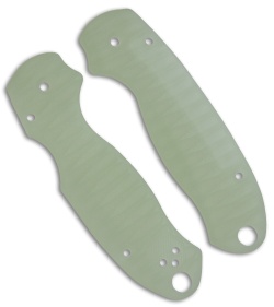 Spyderco Para 3 Custom G-10 Replacement Scales by Allen Putman (Jade)