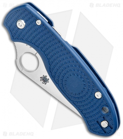 Spyderco Para 3 Lightweight Compression Lock Knife Blue (3" Satin SPY27)