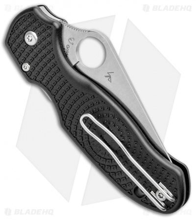 Spyderco Para 3 Lightweight Compression Lock Knife Black FRN (3" Satin)