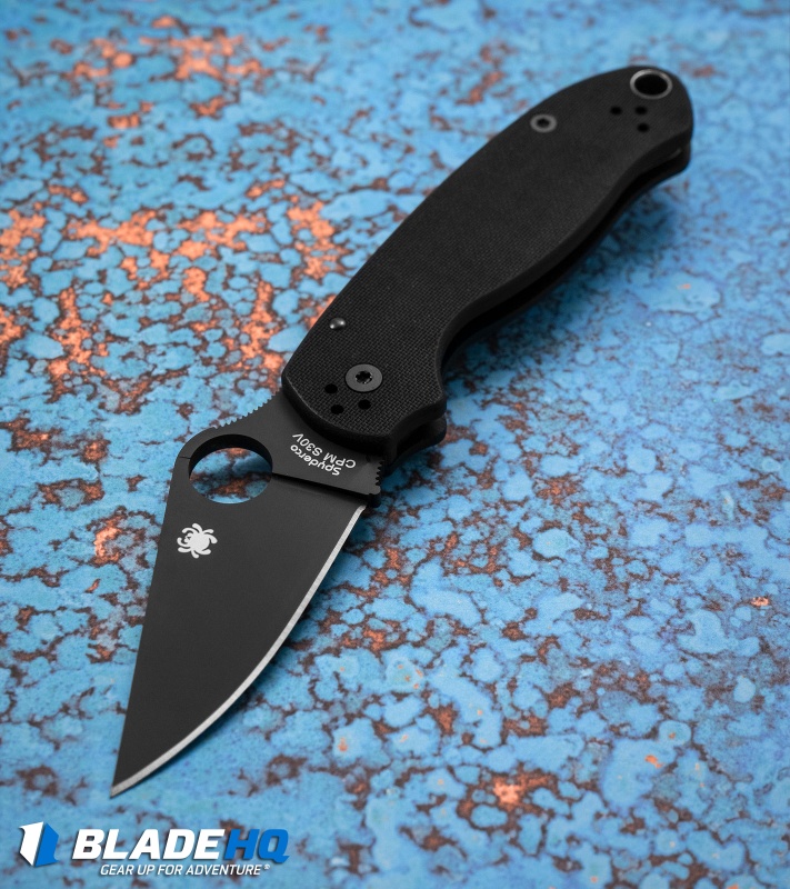 Spyderco Para 3 - Compression Lock Knife - Black G-10 Coated